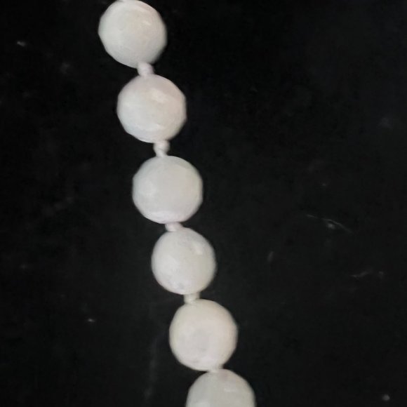 Artisan 925 Silver MOP Marcasite Faceted Iolite Tourmaline Necklace - Picture 6 of 9